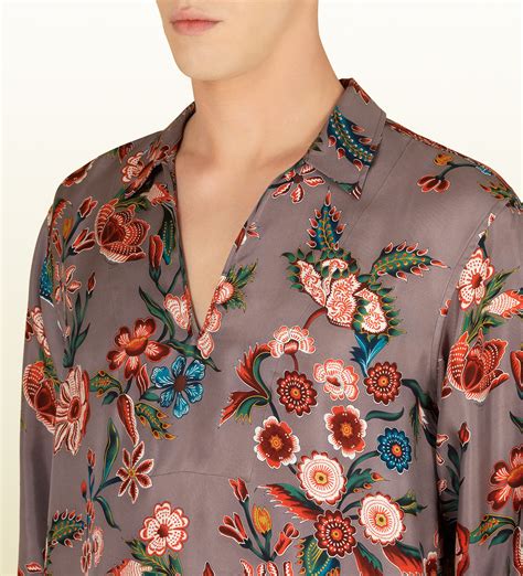 gucci flower shirt